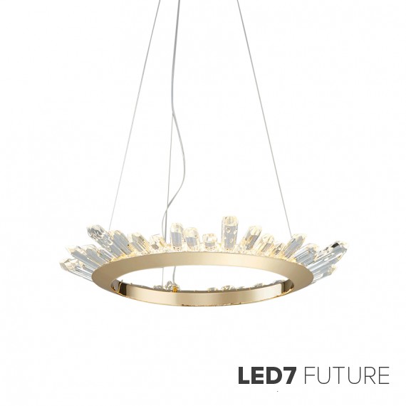 Loft Industry Modern - Crystall Sun Chandelier3